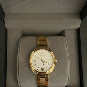 Authentic Gold Fendi Watch